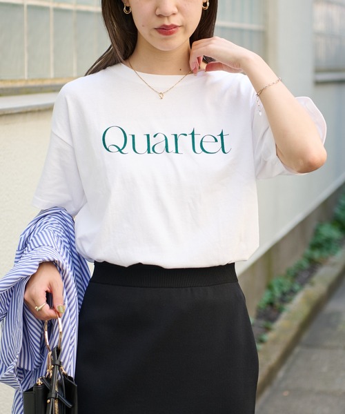 COLONY 2139(コロニートゥーワンスリーナイン)の「USAコットンロゴ入りTシャツ(Tシャツ/カットソー・レディース・ホワイト/ホワイト系その他/ホワイト系その他2/ブラック/ブラック系その他/ブラック系その他2・FREE)」の17枚目の写真
