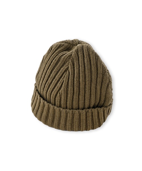 45R(フォーティファイブアール)の「45星ニット帽(ニットキャップ/ビーニー・レディース・カーキ/キャメル/キナリ・FREE)」の2枚目の写真