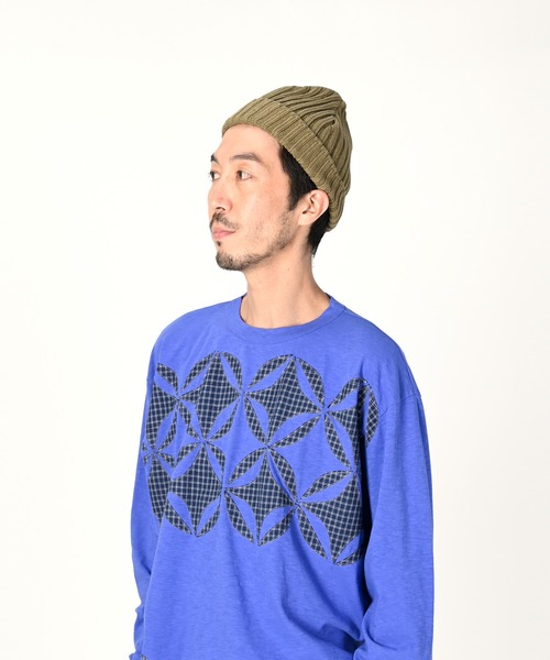 45R(フォーティファイブアール)の「45星ニット帽(ニットキャップ/ビーニー・レディース・カーキ/キャメル/キナリ・FREE)」の7枚目の写真