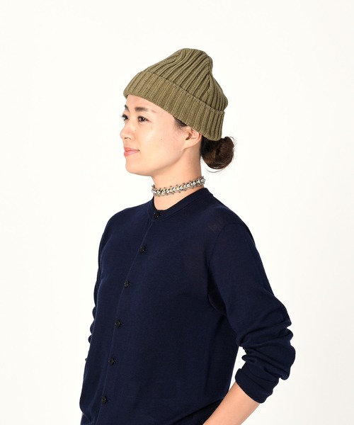 45R(フォーティファイブアール)の「45星ニット帽(ニットキャップ/ビーニー・レディース・カーキ/キャメル/キナリ・FREE)」の9枚目の写真