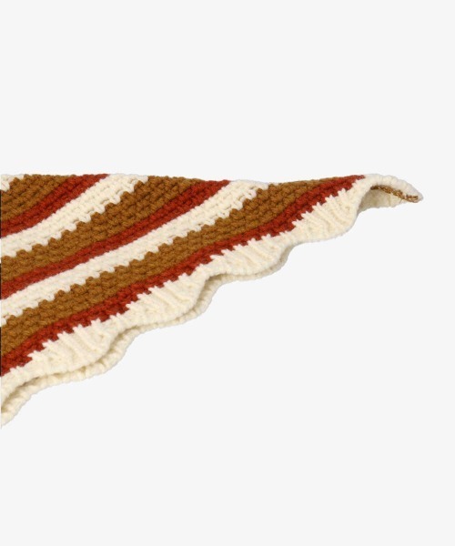 kaorinomori（カオリノモリ）の「kaorinomori ジルスカーフ（バンダナ/スカーフ・レディース・ブラウン/ブルー・ONE SIZE）」の8枚目の写真