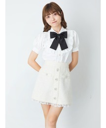 Ank Rouge アンクルージュ コルセットティアードJSK アイボリー Ank Rouge アンクルージュ コルセットティアードJSK アイボリー