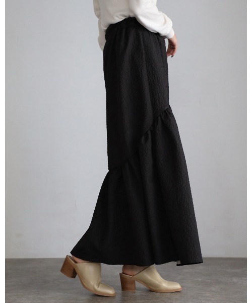 sakishimatokyo（サキシマトーキョー）の「ジャガードティアードスカート（スカート・レディース・ブラック/アイボリー/グリーン/ライトグリーン/ライトブルー・FREE）」の22枚目の写真