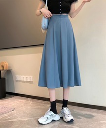 スカート プリーツ バイカラー Aライン ハイウエスト L921 68159001b_34_d_215.jpg