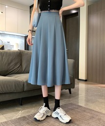 スカート プリーツ バイカラー Aライン ハイウエスト L921 楽天市場】ニッチカラーブロックニットスカート プリーツ バイ
