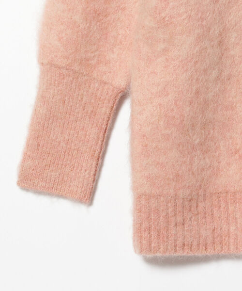 Ray BEAMS(レイビームス)の「Ray BEAMS / カラー シャギー Vネック カーディガン(カーディガン/ボレロ・レディース・ライトブルー/ピンク/イエロー・ONE SIZE)」の8枚目の写真