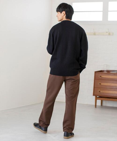 coen（コーエン）の「TRタックテーパードイージーパンツ（スラックス・メンズ・その他2/ブラウン/ブラック/グレー/その他1・L/XL/S/M）」の13枚目の写真