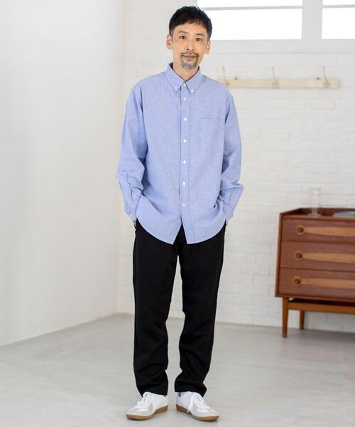 coen（コーエン）の「TRタックテーパードイージーパンツ（スラックス・メンズ・その他2/ブラウン/ブラック/グレー/その他1・L/XL/S/M）」の15枚目の写真