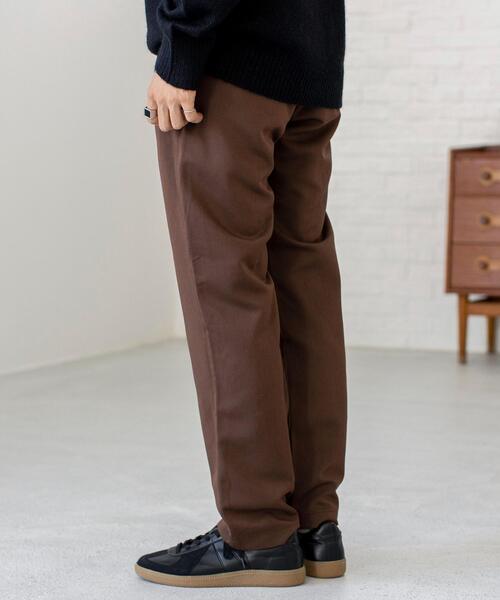 coen（コーエン）の「TRタックテーパードイージーパンツ（スラックス・メンズ・その他2/ブラウン/ブラック/グレー/その他1・L/XL/S/M）」の20枚目の写真