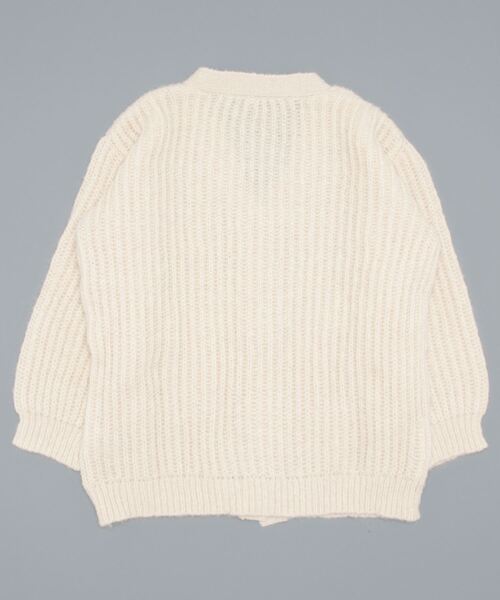 coca（coca）（コカ）の「ふわふわローゲージカーディガン（カーディガン/ボレロ・レディース・オレンジ/アイボリー・ONE SIZE）」の3枚目の写真