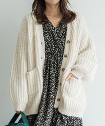 ふわふわローゲージカーディガン