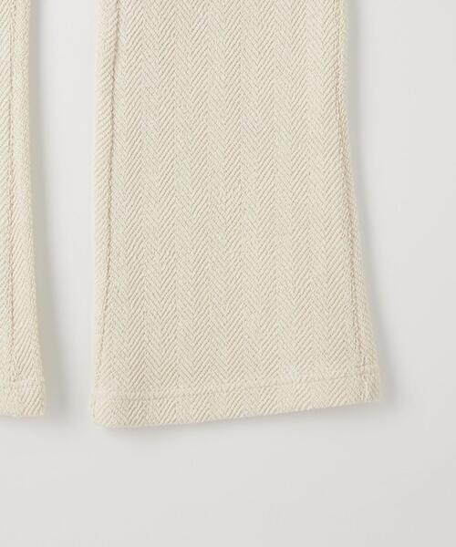 CITEN（シテン）の「＜CITEN＞ヘリンボン セミフレア パンツ（スウェットパンツ・レディース・ダークグレー/オフホワイト・FREE）」の13枚目の写真