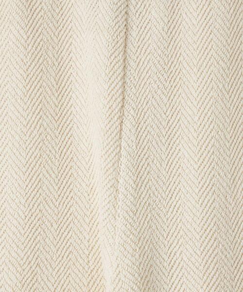 CITEN（シテン）の「＜CITEN＞ヘリンボン セミフレア パンツ（スウェットパンツ・レディース・ダークグレー/オフホワイト・FREE）」の14枚目の写真