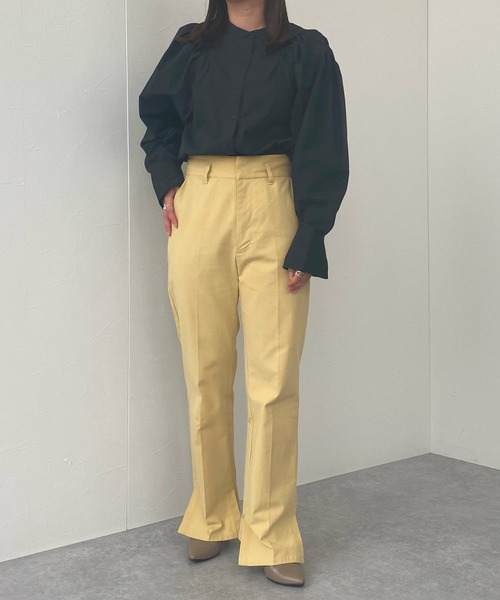 ReNorm（リノーム）の「コットンナイロンブラウス（シャツ/ブラウス・レディース・オフホワイト/ブラック・フリー）」の12枚目の写真