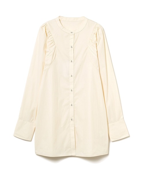 ReNorm（リノーム）の「コットンナイロンブラウス（シャツ/ブラウス・レディース・オフホワイト/ブラック・フリー）」の6枚目の写真