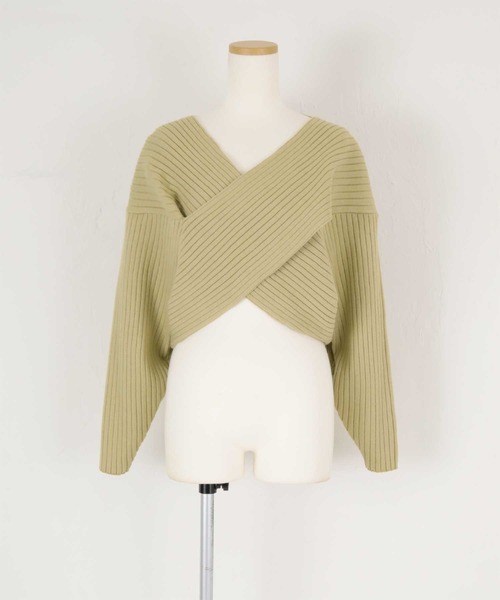 デザインニットレイヤードワンピース（ワンピース）｜titivate