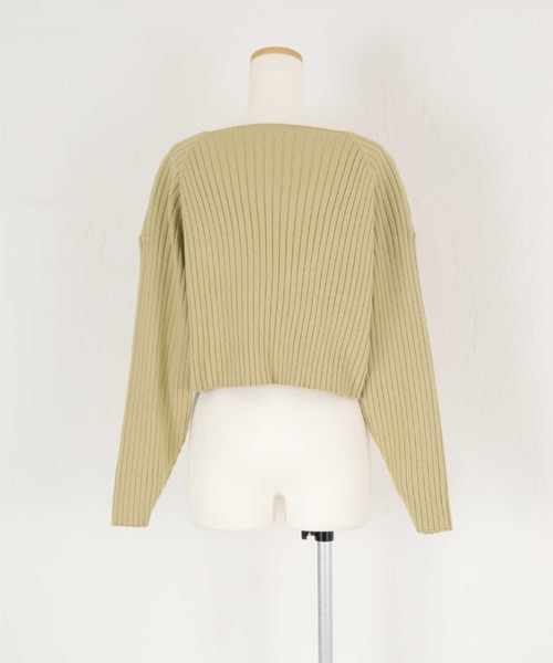 デザインニットレイヤードワンピース（ワンピース）｜titivate