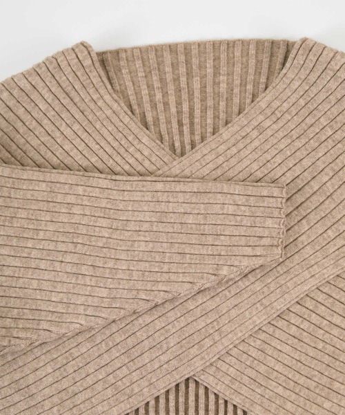 titivate（ティティベイト）の「ﾃﾞｻﾞｲﾝﾆｯﾄﾚｲﾔｰﾄﾞﾜﾝﾋﾟｰｽ（ワンピース・レディース・ダークブラウン/ライトグリーン/グレイッシュベージュ/チャコール・S/M/L）」の22枚目の写真