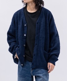 JOHN'S CLOSET（ジョンズクローゼット）の「【22】モヘアタッチ ジャガード カラー カーディガン ソリッド/レオパード/チェック（カーディガン/ボレロ）」