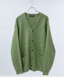 JOHN'S CLOSET(ジョンズクローゼット)の【22】モヘアタッチ ジャガード カラー カーディガン ソリッド/レオパード/チェック(カーディガン/ボレロ)
