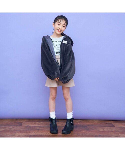 algy(アルジー)の「もちふわアイコンロンT(Tシャツ/カットソー・キッズ・オフホワイト/ブラック/ミント/ラベンダー・X-SMALL/MEDIUM/SMALL/XX-SMALL)」の7枚目の写真