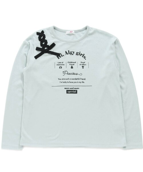 algy(アルジー)の「もちふわアイコンロンT(Tシャツ/カットソー・キッズ・オフホワイト/ブラック/ミント/ラベンダー・X-SMALL/MEDIUM/SMALL/XX-SMALL)」の14枚目の写真