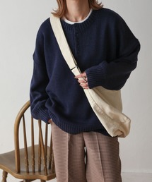 Chillfar（チルファー）の「ヘンリーネックボリュームニット（ニット/セーター）」