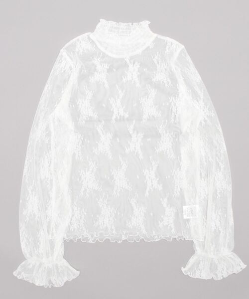 apres jour(アプレジュール)の「キャンディースリーブレースインナー【ZOZOTOWN限定アイテム】(シャツ/ブラウス・レディース・ブラック/オフホワイト・X-LARGE/フリー)」の14枚目の写真