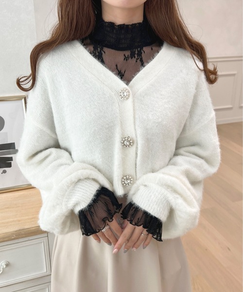 apres jour(アプレジュール)の「キャンディースリーブレースインナー【ZOZOTOWN限定アイテム】(シャツ/ブラウス・レディース・ブラック/オフホワイト・X-LARGE/フリー)」の22枚目の写真