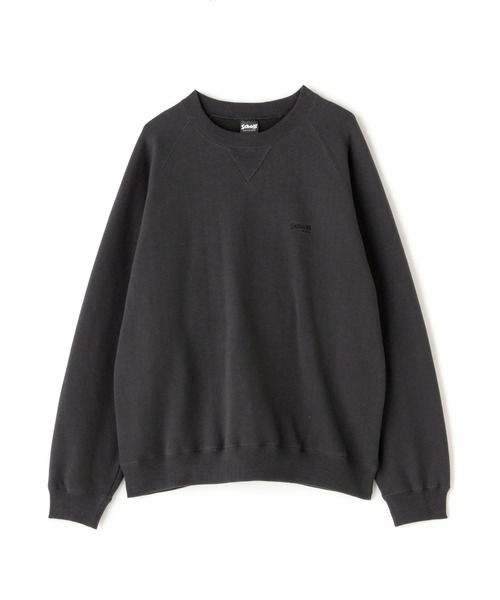 schott（ショット）の「Schott/ショット/CREWNECK SWEATSHIRT/クルーネック スウェットシャツ（スウェット・メンズ・チャコール/その他/キナリ/オリーブ系・2XL/M/XL/L）」の2枚目の写真
