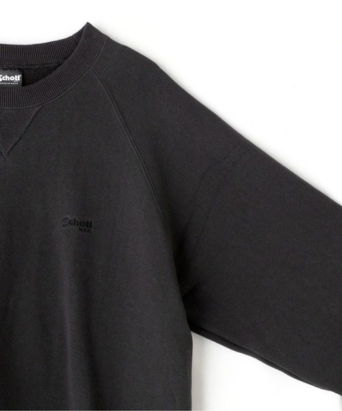 schott（ショット）の「Schott/ショット/CREWNECK SWEATSHIRT/クルーネック スウェットシャツ（スウェット・メンズ・チャコール/その他/キナリ/オリーブ系・2XL/M/XL/L）」の13枚目の写真