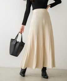 OLUPIC/【WEB限定】ニットフレアスカート