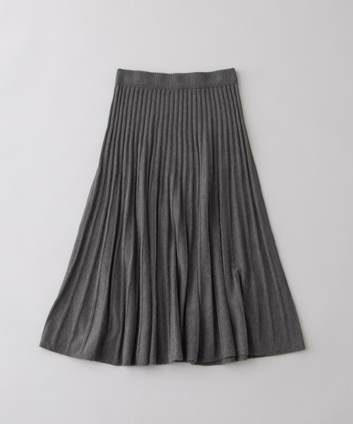 OLUPIC（オルピック）の「OLUPIC/【WEB限定】ニットフレアスカート（スカート・レディース・アイボリー/ブラウン/ダークグレー・FREE）」の5枚目の写真