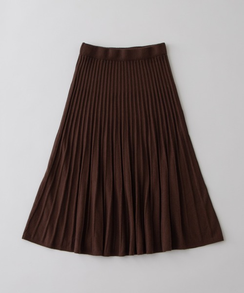 OLUPIC（オルピック）の「OLUPIC/【WEB限定】ニットフレアスカート（スカート・レディース・アイボリー/ブラウン/ダークグレー・FREE）」の7枚目の写真