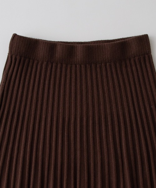 OLUPIC（オルピック）の「OLUPIC/【WEB限定】ニットフレアスカート（スカート・レディース・アイボリー/ブラウン/ダークグレー・FREE）」の21枚目の写真