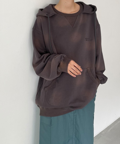 CANAL JEAN(キャナルジーン)の「choice_cnl 刺繍ピグメントパーカー(パーカー・レディース・ブラック・ONE SIZE)」の20枚目の写真