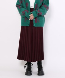 アコーディオンプリーツロングスカート