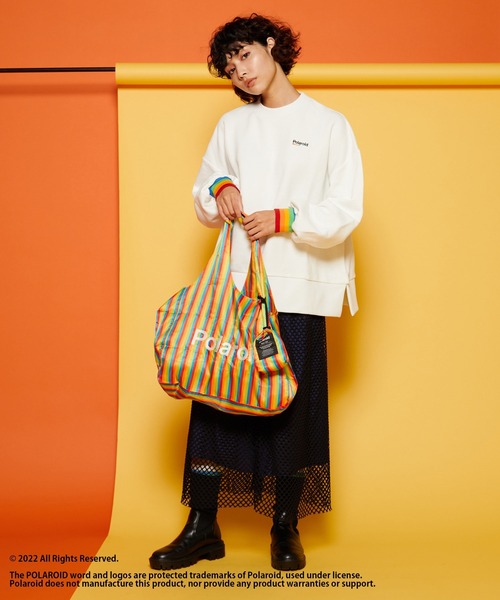 セール】【Polaroid（ポラロイド）】収納ポーチつき エコバッグ（エコ