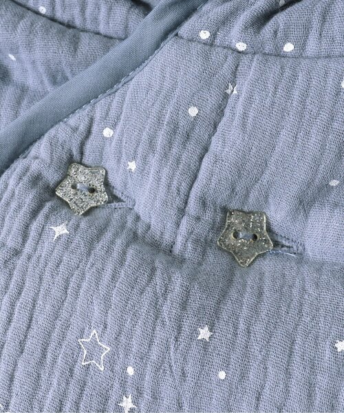 apres les cours（アプレレクール）の「ダブルガーゼベビーマント（おくるみ・キッズ・ピンク/ブルー・80/90）」の10枚目の写真