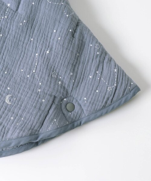 apres les cours（アプレレクール）の「ダブルガーゼベビーマント（おくるみ・キッズ・ピンク/ブルー・80/90）」の11枚目の写真