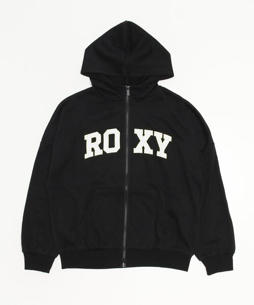 新品 タグ付き ロキシー ルーズシルエット フロントロゴ フルジップ パーカー ROXY（ロキシー）の「ROXY/ロキシー ルーズシルエット/フロント