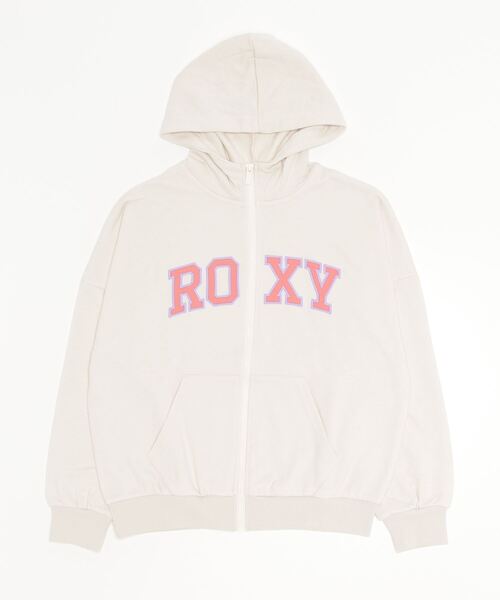 新品 タグ付き ロキシー ルーズシルエット フロントロゴ フルジップ パーカー ROXY（ロキシー）の「ROXY/ロキシー ルーズシルエット/フロント