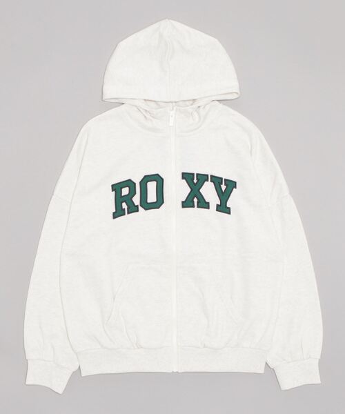 新品 タグ付き ロキシー ルーズシルエット フロントロゴ フルジップ パーカー ROXY（ロキシー）の「ROXY/ロキシー ルーズシルエット/フロント