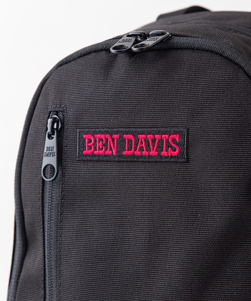 BEN DAVIS（ベンデイビス）の「【BEN DAVIS/ベンデイビス】【型崩れしにくいタフ設計】ワンショルダーバッグ 撥水加工 ボディバッグ スリングバッグ（ショルダーバッグ・メンズ・ブラック/レッド/グリーン・FREE）」の10枚目の写真