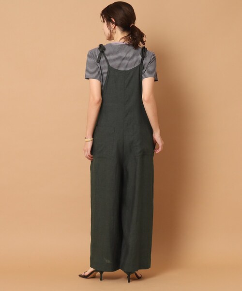 DRESSTERIOR(ドレステリア)の「◆TICCA(ティッカ)リネンコンビネゾン(サロペット/オーバーオール・レディース・カーキ・00)」の7枚目の写真