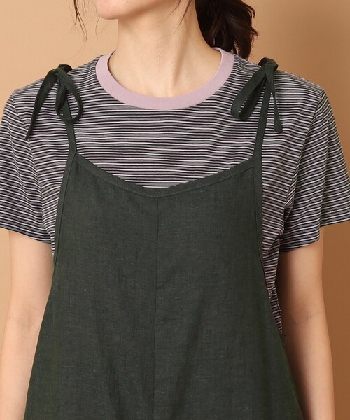 DRESSTERIOR(ドレステリア)の「◆TICCA(ティッカ)リネンコンビネゾン(サロペット/オーバーオール・レディース・カーキ・00)」の8枚目の写真
