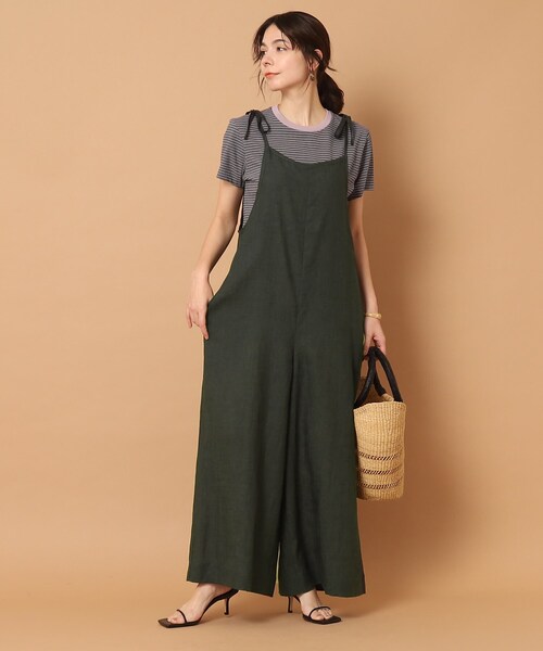DRESSTERIOR(ドレステリア)の「◆TICCA(ティッカ)リネンコンビネゾン(サロペット/オーバーオール・レディース・カーキ・00)」の15枚目の写真