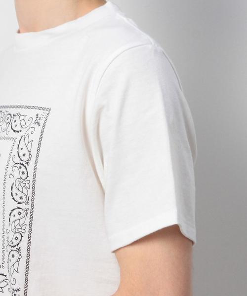 coen(コーエン)の「【smart 2015年 7月号掲載】USAコットンプリントTバンダナ(Tシャツ/カットソー・メンズ・ホワイト/ネイビー・X-LARGE/MEDIUM/LARGE/SMALL)」の12枚目の写真