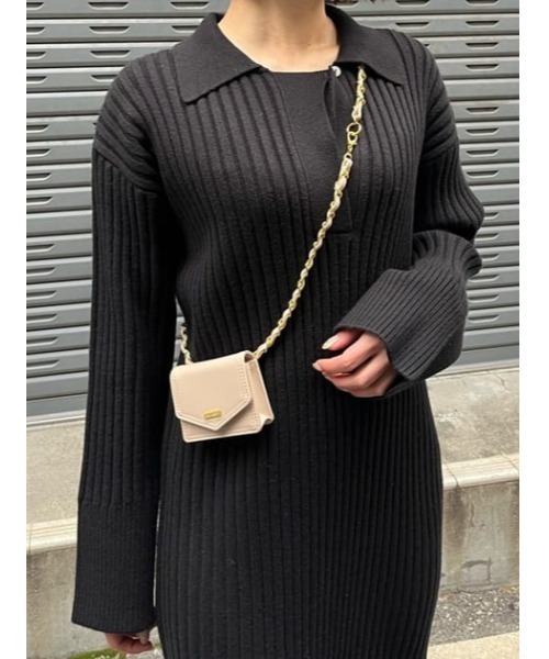 MOUSSY（マウジー）の「CHAIN BELT MINI バッグ（ショルダー