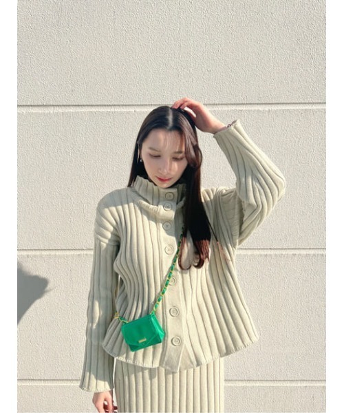 MOUSSY（マウジー）の「CHAIN BELT MINI バッグ（ショルダーバッグ・レディース・グリーン/ベージュ/ブラック/オレンジ・FREE）」の20枚目の写真